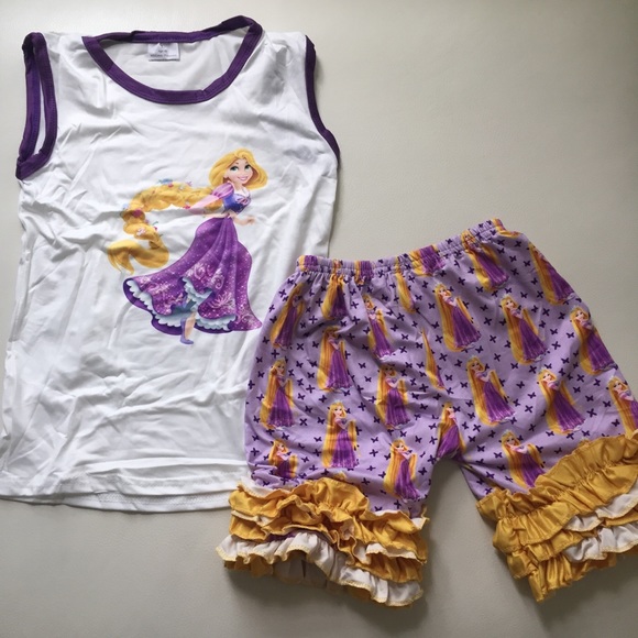 Rapunzel Cute short top Set - Picture 6 of 6